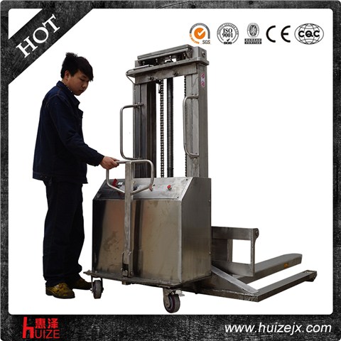 半電動堆高車(不銹鋼寬腿) 半電動堆高車(不銹鋼寬腿)