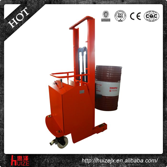 2半電動(dòng)配重油桶車（無(wú)底腿，只堆垛，不翻轉(zhuǎn)）