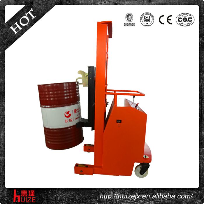 半電動(dòng)配重油桶車（無(wú)底腿，只堆垛，不翻轉(zhuǎn)）