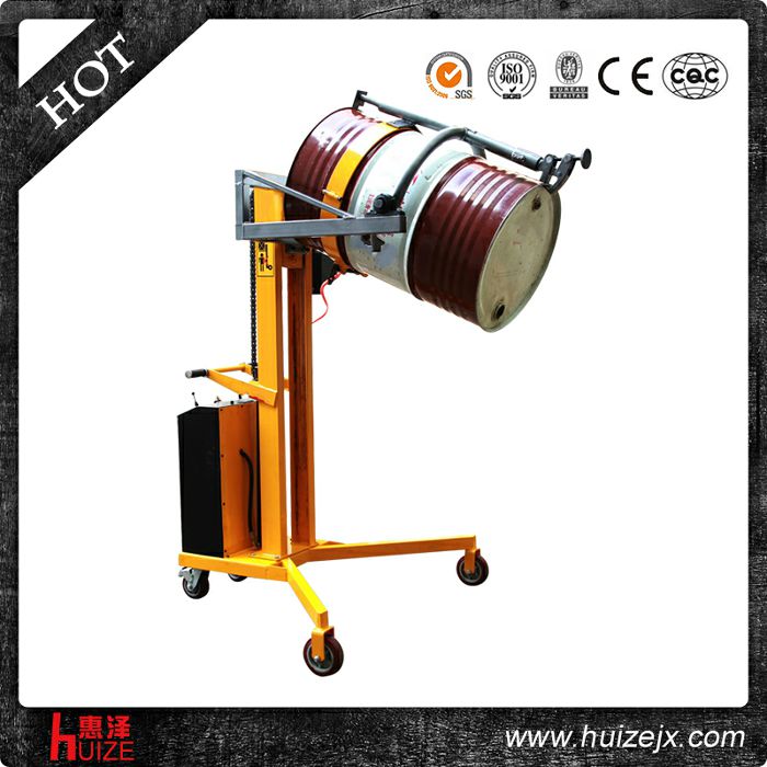 半電動(dòng)油桶車（直角腿，夾鐵桶翻轉(zhuǎn)）