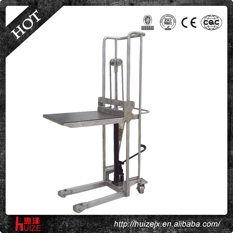 輕型手動堆高車(不銹鋼304) 輕型手動堆高車(不銹鋼304)